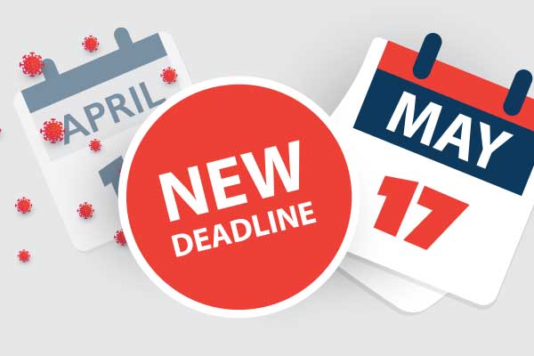 tax deadline extended to May 17
